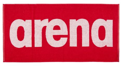 Serviette de Bain Arena 100 x 50 cm Rouge/Blanc