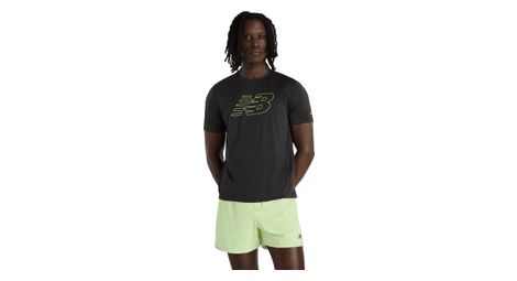 T-Shirt Running New Balance RC Essential Graphic v2 Noir Homme