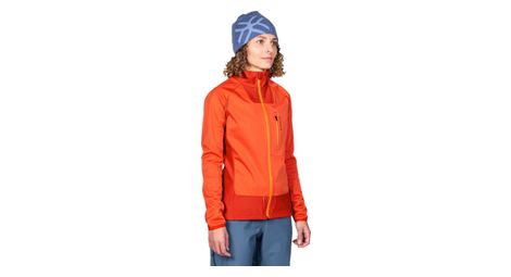 Veste coupe-vent femme ayaq shandar sunrise orange