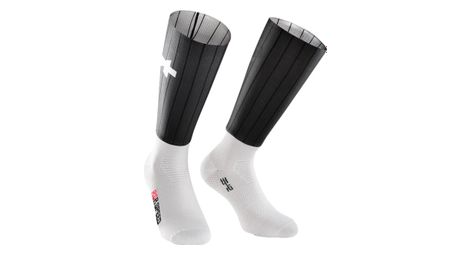 Assos rsr speed socken schwarz/weiß 39-42