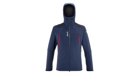 Millet k absolute shield softshell jacket blue