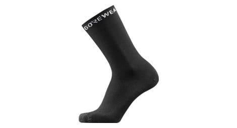 Chaussettes unisexe gore wear essential merino noir