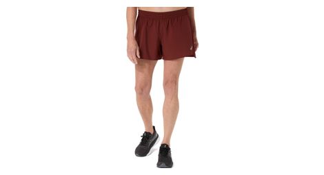 Short Asics Core 4in Rouge Femme