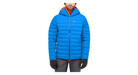 Doudoune homme haglofs spitz down hood bleu