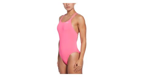 Maillot de bain nike swim hydrastrong solid rose femme