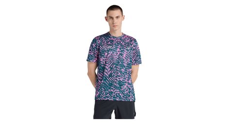 New balance london edition rc essential printed short sleeve shirt for men in pink