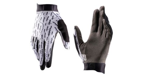 Leatt 1.0 GripR Guantes Largos Blanco/Gris Junior