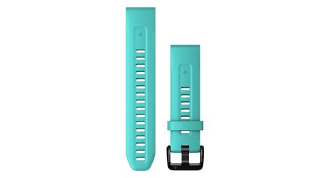 Bracelet de montre garmin quickfit 20 mm silicone bleu aqua