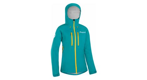 Chaqueta impermeable lagoped eve azul para mujer