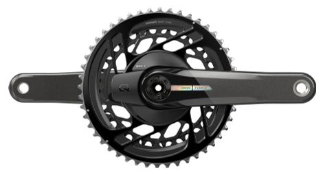 Power sensor crankset sram force d2 dub 48-35 tanden 2x12v zwart (zonder kast)