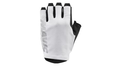 Guantes cortos mavic cosmic blancos