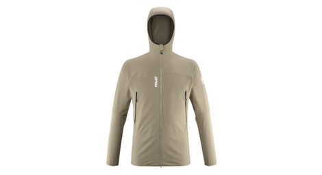 Chaqueta softshell millet fusion beige para hombre