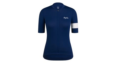 Maillot ligero rapha core azul/blanco maillot de manga corta para mujer