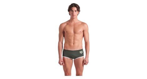 Costume da bagno a vita bassa arena one big logo verde/bianco uomo