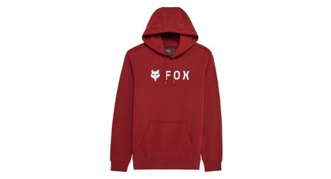 Sweat à capuche fox absolute pullover rouge