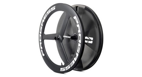 Paire de roues Progress A-7F/A-990 Disc Blanc | 12x100/12x142 | Center Lock