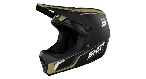 Casque integral shot rogue noir or