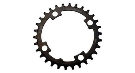 PLATEAU VTT MONO DIAM 96 EXTER 30DTS NOIR 4 BRANCHES SUNRACE CRMS00 ACIER 1X10/11/12V.