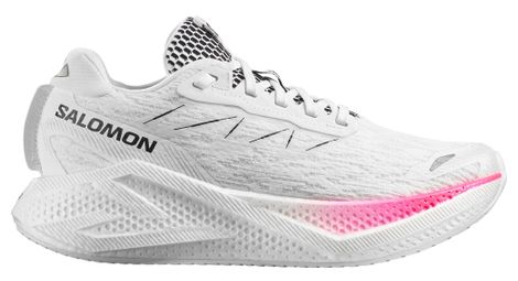 salomon aero glide 4 running shoes white pink women s