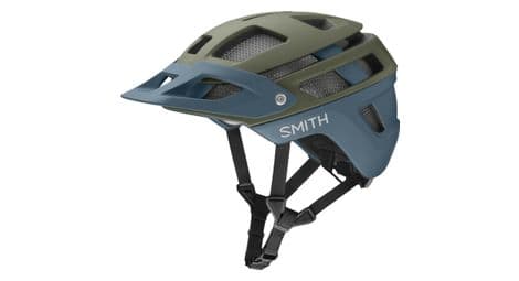 Casco smith forefront 2 mips para bicicleta de montaña azul/caqui