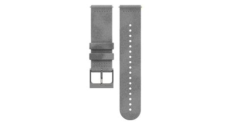 Correa de microfibra suunto urban 5 22mm gris piedra