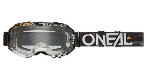 Masque o neal b 10 attack noir blanc ecran clear