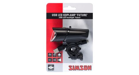 Simson phare future usb 30 lux support de guidon