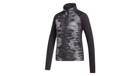 Sweatshirt 1/2 zip femme adidas aeroeady