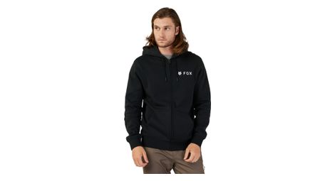 Sweat à capuche fox absolute full zip noir