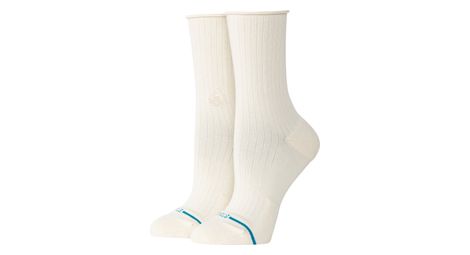 Chaussettes stance rolled cuff quarter ivoire