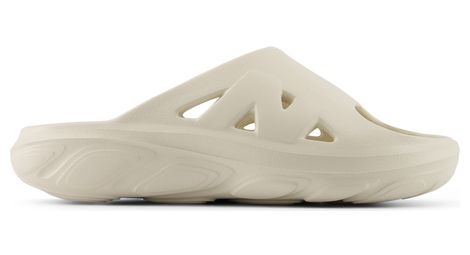 Zapatillas de recuperación New Balance FreshFoam RCVRY Slide, color beige, unisex