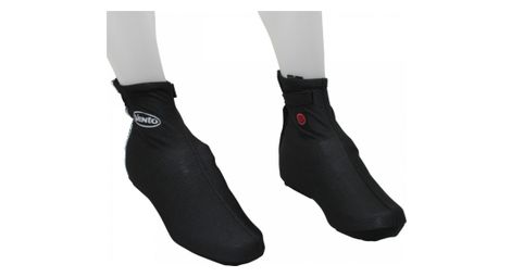 Couvre chaussure velo hiver noir m zip velcro paire