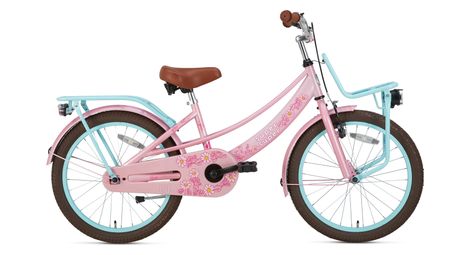 Vélo enfant supersuper lola - filles - 20 pouces - turquoise / rose