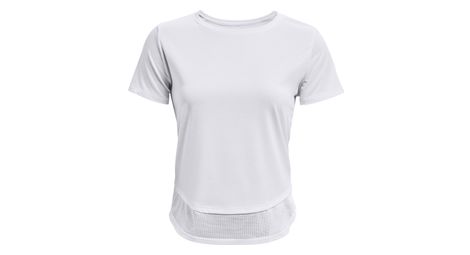 Maillot manches courtes under armour tech vent blanc femme