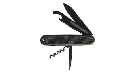 Couteau de poche multifonctions noir - miltec