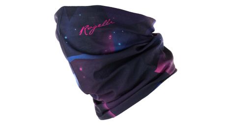 Tour de cou velo rogelli scarf - unisexe - noir/rose/bleu