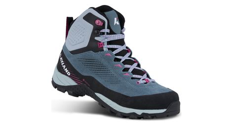 Kayland vision gore-tex damen-wanderschuhe grau/pink