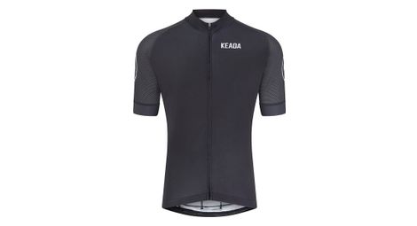 Maillot de cyclisme femme essentiel à manches courtes - noir
