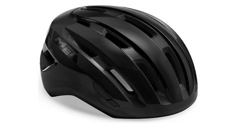 Casque route met miles noir brillant