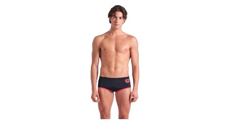 Costume da bagno a vita bassa arena one big logo nero/rosso uomo