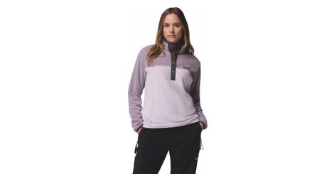 Forro polar Columbia 1/2 Snap Benton Springs Violeta Mujer