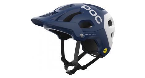 Casco poc tectal race mips azul / blanco m (55-58 cm)