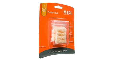 Meches allume feu sol tinder quik