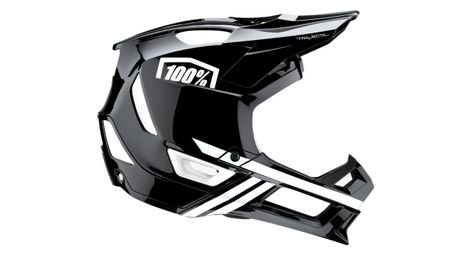 Integral 100% trajecta fidlock helm zwart / wit