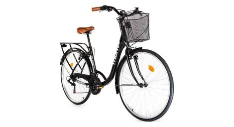 Vélo de ville moma bikes city classic 28 shimano 18v noir