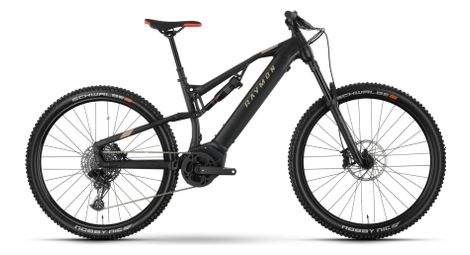 Raymon fullray 150e 9.0 se mtb elettrica a sospensione totale sram sx eagle 12s 630wh 29'' nero 2024