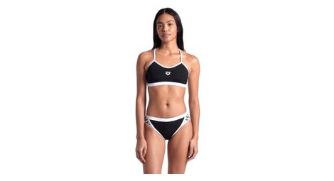 Damesbikini arena icons uni zwart/wit