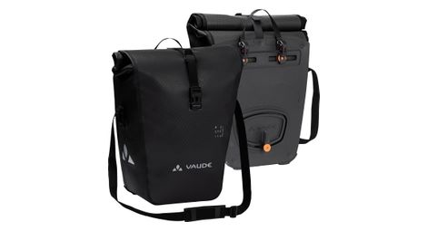 Par de alforjas portaequipajes vaude aqua back negro (x2)