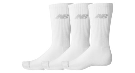 Chaussettes hautes (3 paires) New Balance Performance Basic Crew Blanc