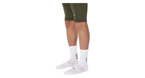 Chaussettes running circle speedy high planet blanc